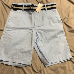 Boys Belted Chino Shorts